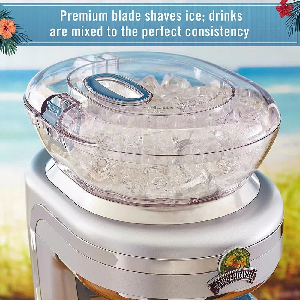 Margaritaville Key West Frozen Concoction Maker 48 oz. 3-Speed Beige Blender with Easy Pour Jar and XL Ice Reservoir 5 Margaritaville Key West Frozen Concoction Maker 48 oz. 3-Speed Beige Blender with Easy Pour Jar and XL Ice Reservoir - Image 3