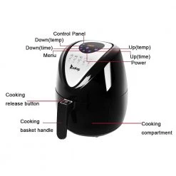 Winado 2.85 qt. Black Air Fryer with 7-Cooking Presets and Digital Touch Panel 11 Winado 2.85 qt. Black Air Fryer with 7-Cooking Presets and Digital Touch Panel -Air Fryers shop black air fryers 089655515589 4f 1000