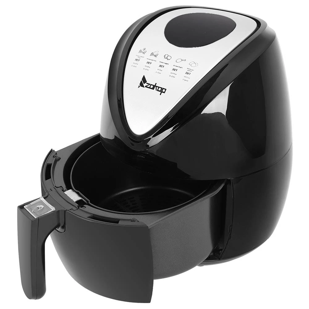 Winado 2.85 qt. Black Air Fryer with 7-Cooking Presets and Digital Touch Panel 3 Winado 2.85 qt. Black Air Fryer with 7-Cooking Presets and Digital Touch Panel
