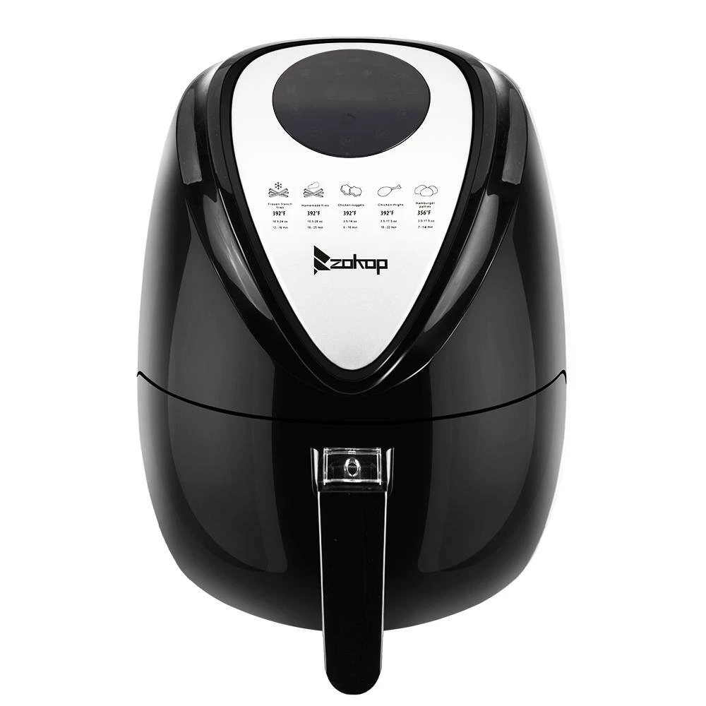 Winado 2.85 qt. Black Air Fryer with 7-Cooking Presets and Digital Touch Panel 4 Winado 2.85 qt. Black Air Fryer with 7-Cooking Presets and Digital Touch Panel - Image 2