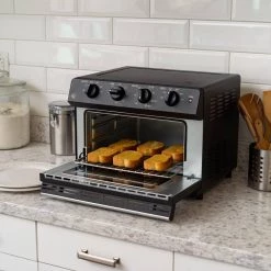 IRIS 19 Qt. Black Air Fryer with Convection Toaster Oven -Air Fryers shop black air fryers 594341 1f 1000