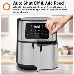 Unbranded 5.8 qt. Multi Tasker 8 Double Basket Air Fryer w/LED Touchscreen 17 Unbranded 5.8 qt. Multi Tasker 8 Double Basket Air Fryer w/LED Touchscreen -Air Fryers shop black air fryers jy 570 31 1000