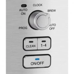 Cuisinart 12-Cup Black Chrome Drip Coffee Maker with Programmable Settings -Air Fryers shop black and chrome cuisinart drip coffee makers dcc 3000p1 4f 1000