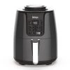 NINJA 4 Qt. Electric Black Air Fryer with Recipe Book (AF101) -Air Fryers shop black and gray ninja air fryers af101 64 1000