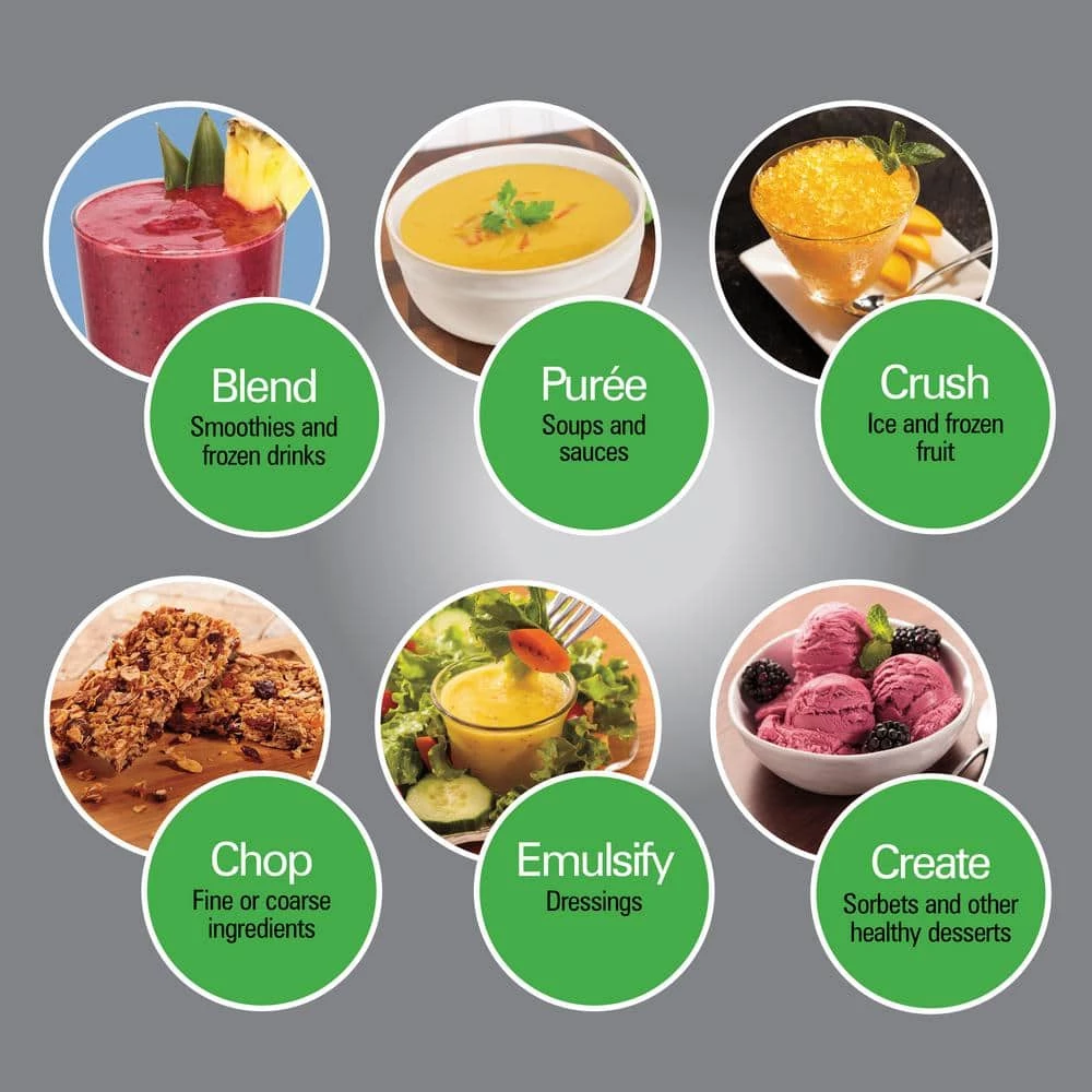 HAMILTON BEACH PROFESSIONAL 32 oz. 14-Speed Black and Grey Countertop Blender with Quiet Shield 8 HAMILTON BEACH PROFESSIONAL 32 oz. 14-Speed Black and Grey Countertop Blender with Quiet Shield - Image 6