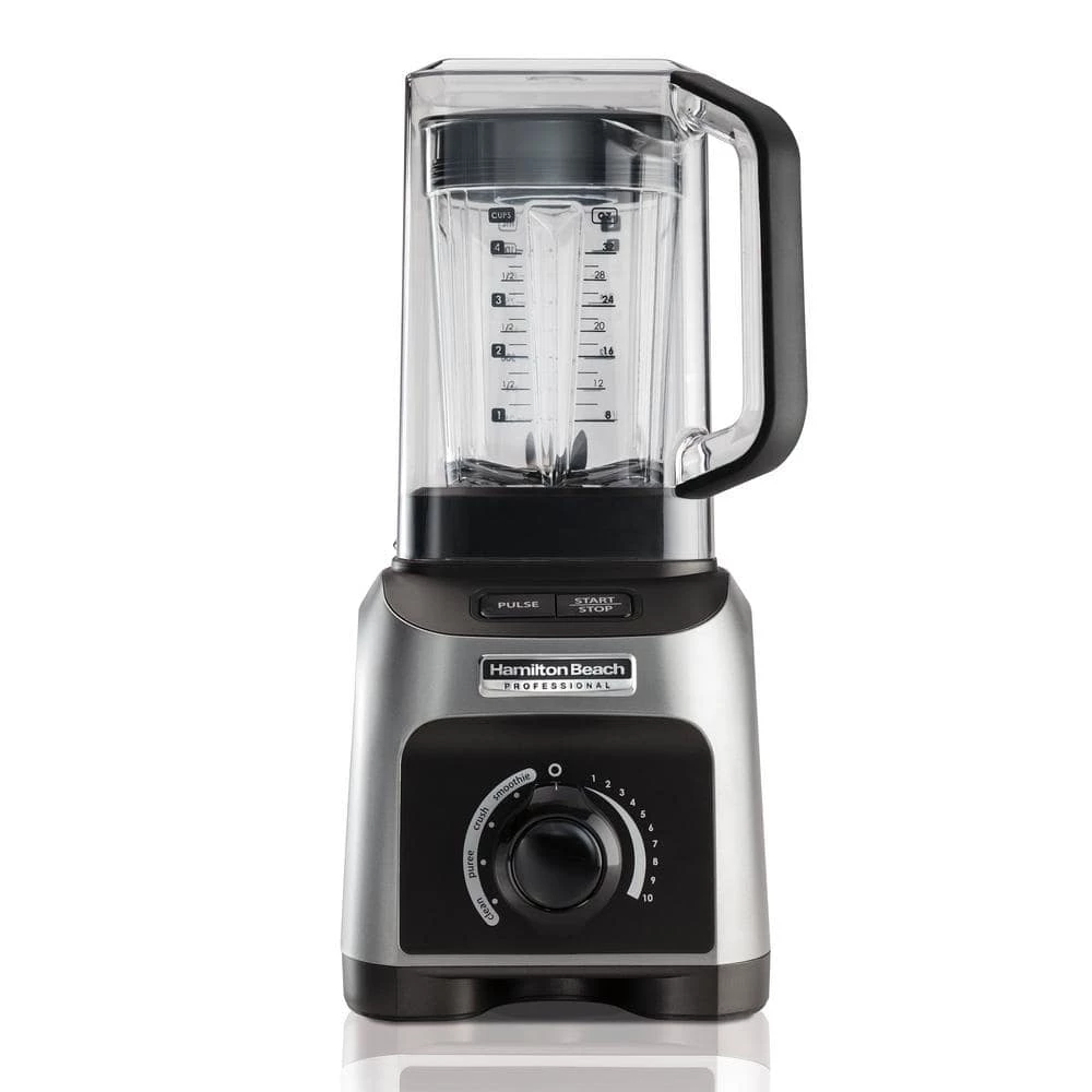 HAMILTON BEACH PROFESSIONAL 32 oz. 14-Speed Black and Grey Countertop Blender with Quiet Shield 3 HAMILTON BEACH PROFESSIONAL 32 oz. 14-Speed Black and Grey Countertop Blender with Quiet Shield