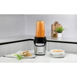 KALORIK 34 oz. 3-Speed Black and Silver Nutrition Blender 8-Piece Set -Air Fryers shop black and silver kalorik countertop blenders nbl 43216 bk 31 1000