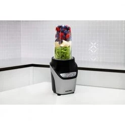 KALORIK 34 oz. 3-Speed Black and Silver Nutrition Blender 8-Piece Set -Air Fryers shop black and silver kalorik countertop blenders nbl 43216 bk 44 1000