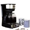 Total Chef 12-Cup Programmable Coffee Maker, Stainless Steel Drip Coffee Machine, Black and Silver 2 Total Chef 12-Cup Programmable Coffee Maker, Stainless Steel Drip Coffee Machine, Black and Silver -Air Fryers shop black and silver total chef drip coffee makers tccm06 64 1000