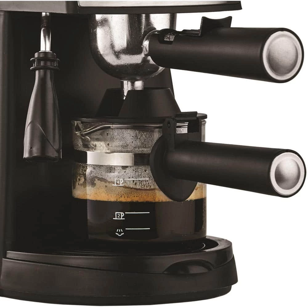 Brentwood Appliances 2.5- Cup Black Stainless Steel Espresso Machine and Cappuccino Maker 6 Brentwood Appliances 2.5- Cup Black Stainless Steel Espresso Machine and Cappuccino Maker - Image 4