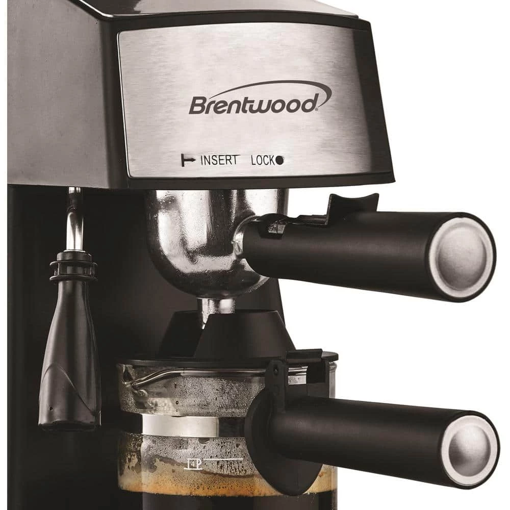 Brentwood Appliances 2.5- Cup Black Stainless Steel Espresso Machine and Cappuccino Maker 5 Brentwood Appliances 2.5- Cup Black Stainless Steel Espresso Machine and Cappuccino Maker - Image 3