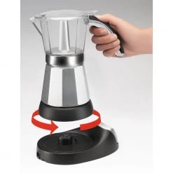 DeLonghi Italian Moka 6-Cup Black Stainless Steel Espresso Machine 7 DeLonghi Italian Moka 6-Cup Black Stainless Steel Espresso Machine -Air Fryers shop black and stainless steel delonghi espresso machines emk6 4f 1000