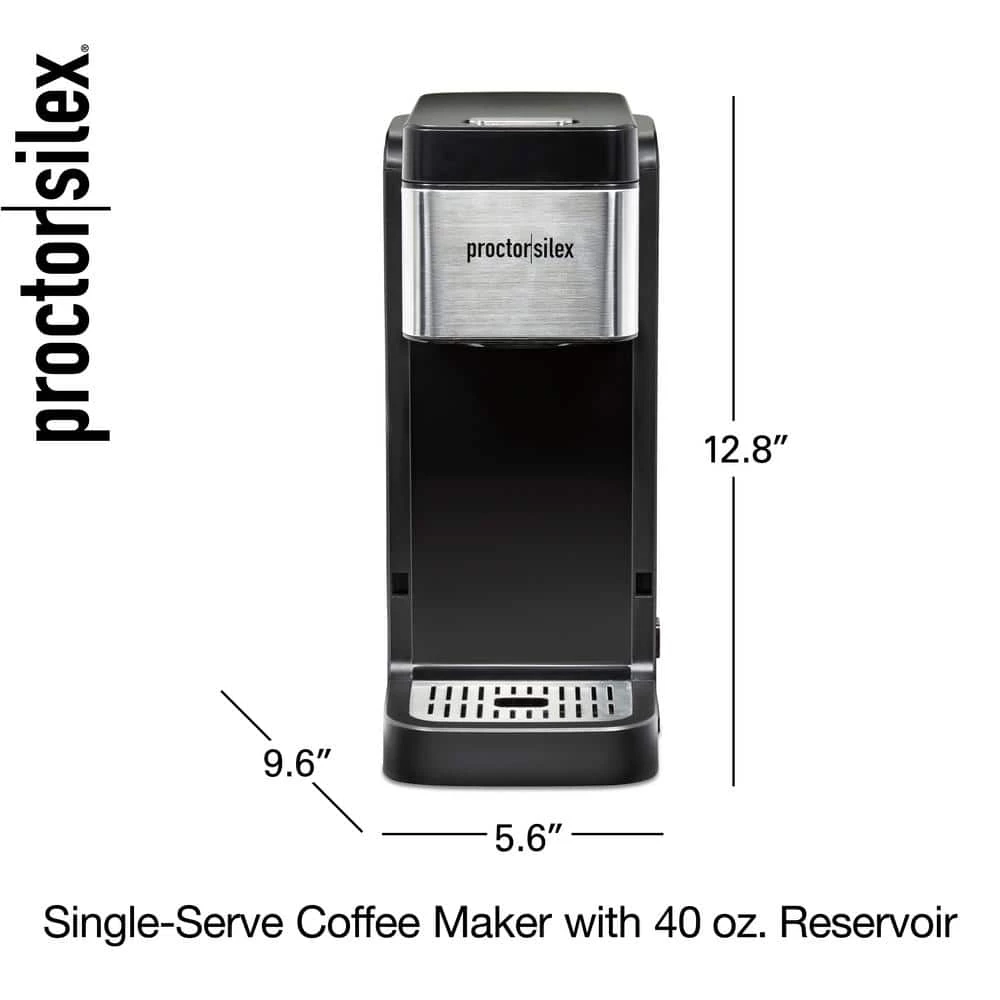 Hamilton Beach FlexBrew 1-Cup Black Drip Coffee Maker with Removable Reservoir 4 Hamilton Beach FlexBrew 1-Cup Black Drip Coffee Maker with Removable Reservoir - Image 2
