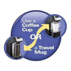 Hamilton Beach FlexBrew Black Single Serve Plus Coffee Maker -Air Fryers shop black and stainless steel hamilton beach single serve coffee makers 49979 76 1000