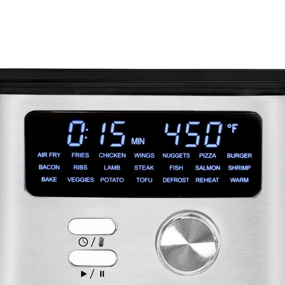 Kalorik MAXX 4 qt. Black and Stainless Steel Digital Air Fryer 8 Kalorik MAXX 4 qt. Black and Stainless Steel Digital Air Fryer - Image 6