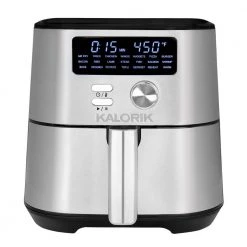 Kalorik MAXX 4 qt. Black and Stainless Steel Digital Air Fryer