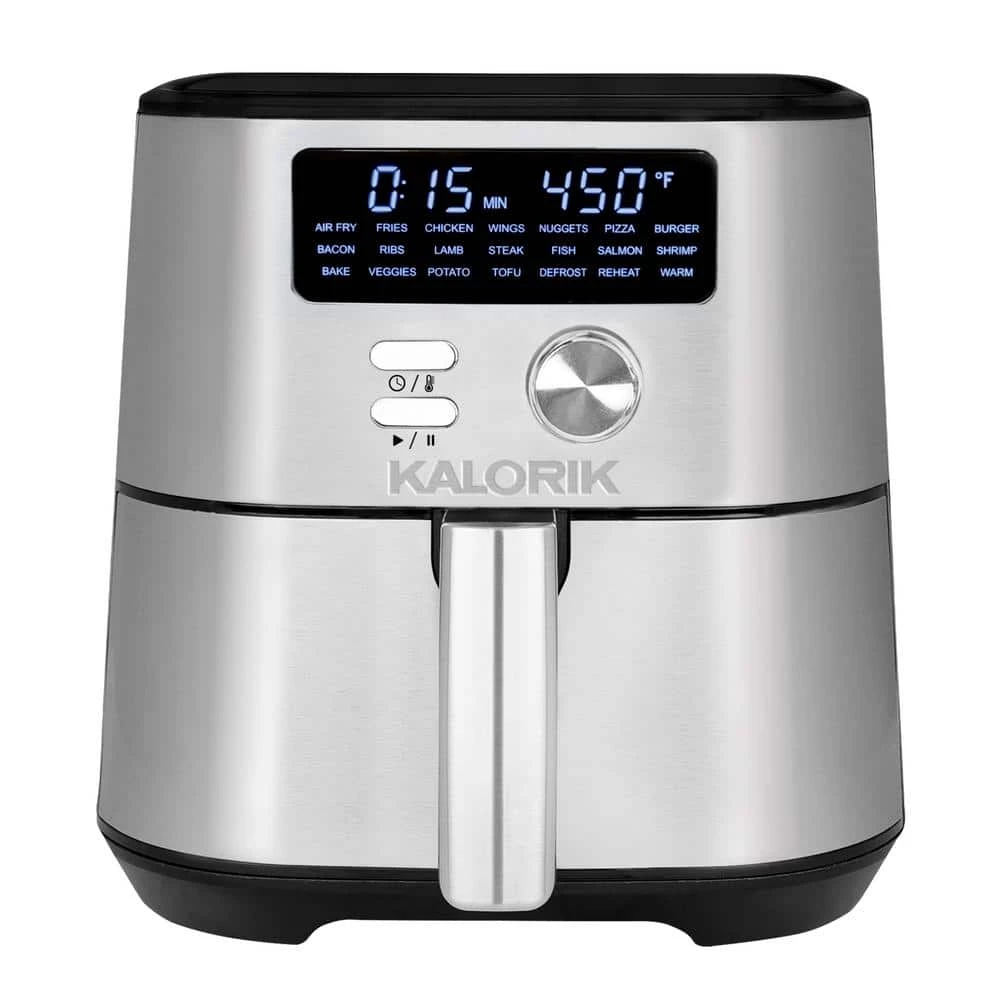 Kalorik MAXX 4 qt. Black and Stainless Steel Digital Air Fryer 3 Kalorik MAXX 4 qt. Black and Stainless Steel Digital Air Fryer