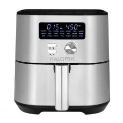Kalorik MAXX 6 qt. Black and Stainless Steel Digital Air Fryer