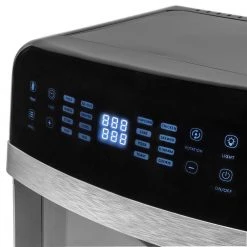 Barton 13 qt. 1600-Watt XL 16-in-1 Black Electric Air Fryer Oven with Rotisserie and Dehydrator Kit 10 Barton 13 qt. 1600-Watt XL 16-in-1 Black Electric Air Fryer Oven with Rotisserie and Dehydrator Kit -Air Fryers shop black barton air fryers 99930 h1 4f 1000