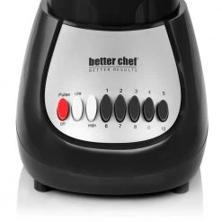 Better Chef 50 oz. 10-Speed Black 350-Watt Blender with Plastic Jar -Air Fryers shop black better chef countertop blenders 985115667m fa 1000