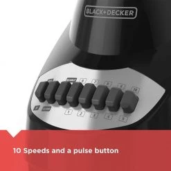 BLACK+DECKER 40 oz. 10-Speed Black Countertop Blender -Air Fryers shop black black decker countertop blenders bl2010bg 1f 1000
