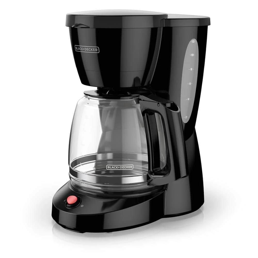 BLACK+DECKER 12-Cup Black Switch Coffee Maker with Duralife Glass Carafe 3 BLACK+DECKER 12-Cup Black Switch Coffee Maker with Duralife Glass Carafe