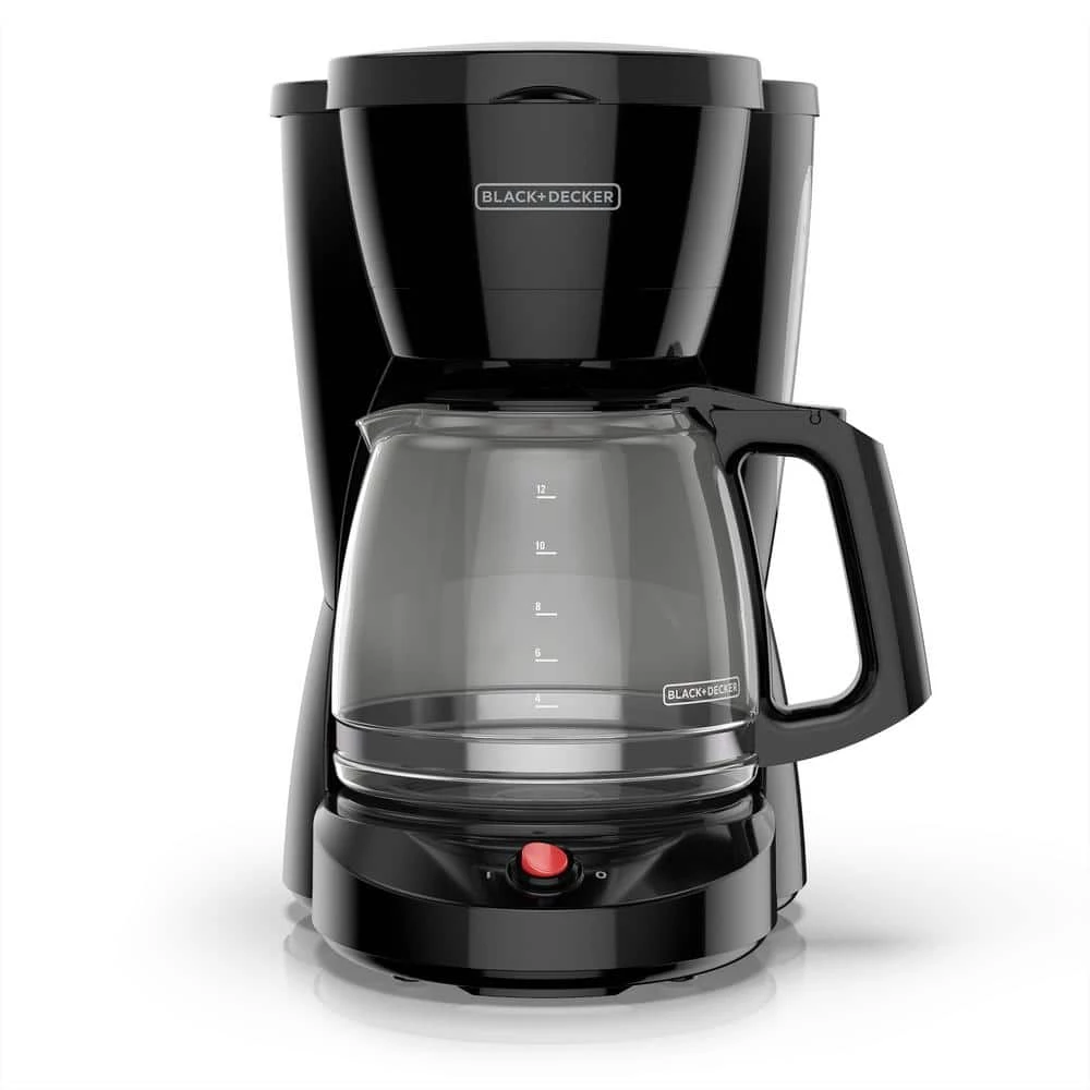 BLACK+DECKER 12-Cup Black Switch Coffee Maker with Duralife Glass Carafe 4 BLACK+DECKER 12-Cup Black Switch Coffee Maker with Duralife Glass Carafe - Image 2