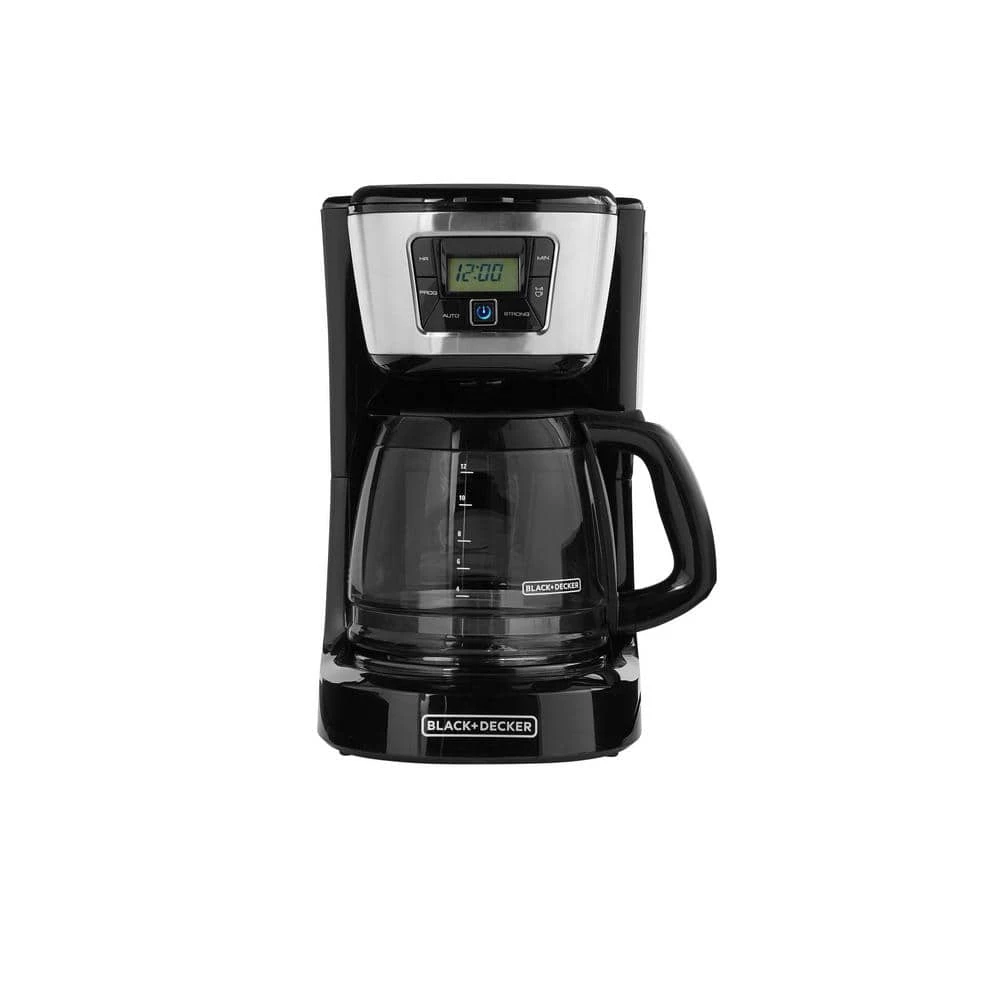 BLACK+DECKER 12-Cup Programmable Black Coffee Maker with Built-In Timer 5 BLACK+DECKER 12-Cup Programmable Black Coffee Maker with Built-In Timer - Image 3