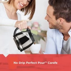 BLACK+DECKER 12-Cup Programmable Black Coffee Maker with Built-In Timer 18 BLACK+DECKER 12-Cup Programmable Black Coffee Maker with Built-In Timer -Air Fryers shop black black decker drip coffee makers cm2030b fa 1000