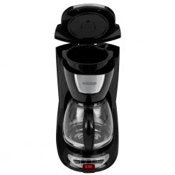 BLACK+DECKER 12-Cup Programmable Black Drip Coffee Maker with Glass Carafe, Built-In Timer and Automatic Shut-Off 12 BLACK+DECKER 12-Cup Programmable Black Drip Coffee Maker with Glass Carafe, Built-In Timer and Automatic Shut-Off -Air Fryers shop black black decker drip coffee makers dcm100b c3 1000