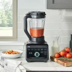 Braun TriForce 68 oz. 10 Speeds Plus Pulse Black Power Blender 10 Braun TriForce 68 oz. 10 Speeds Plus Pulse Black Power Blender -Air Fryers shop black braun countertop blenders jb9040bk 1f 1000