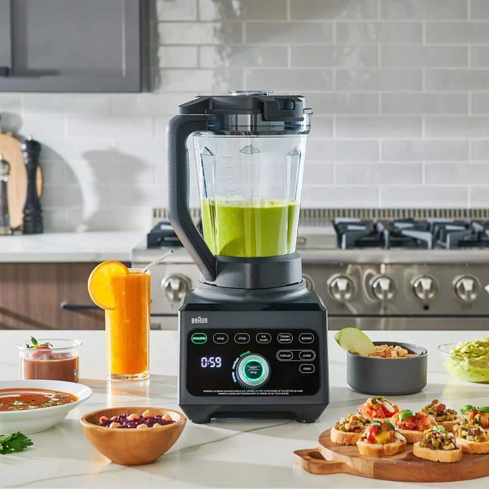 Braun TriForce 68 oz. 10 Speeds Plus Pulse Black Power Blender 4 Braun TriForce 68 oz. 10 Speeds Plus Pulse Black Power Blender - Image 2