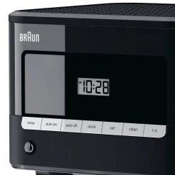 Braun BrewSense 12-Cup Programmable Black Drip Coffee Maker with Temperature Control -Air Fryers shop black braun drip coffee makers kf7000bk 1f 1000