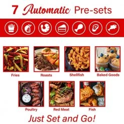 Brentwood Small 1400-Watt 4 qt. Black Electric Digital Air Fryer with Temperature Control 13 Brentwood Small 1400-Watt 4 qt. Black Electric Digital Air Fryer with Temperature Control -Air Fryers shop black brentwood air fryers 985117022m 4f 1000