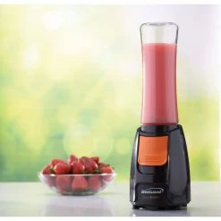 Brentwood Appliances 20 oz. Single Speed Black Personal Blender -Air Fryers shop black brentwood appliances countertop blenders jb 197 31 1000