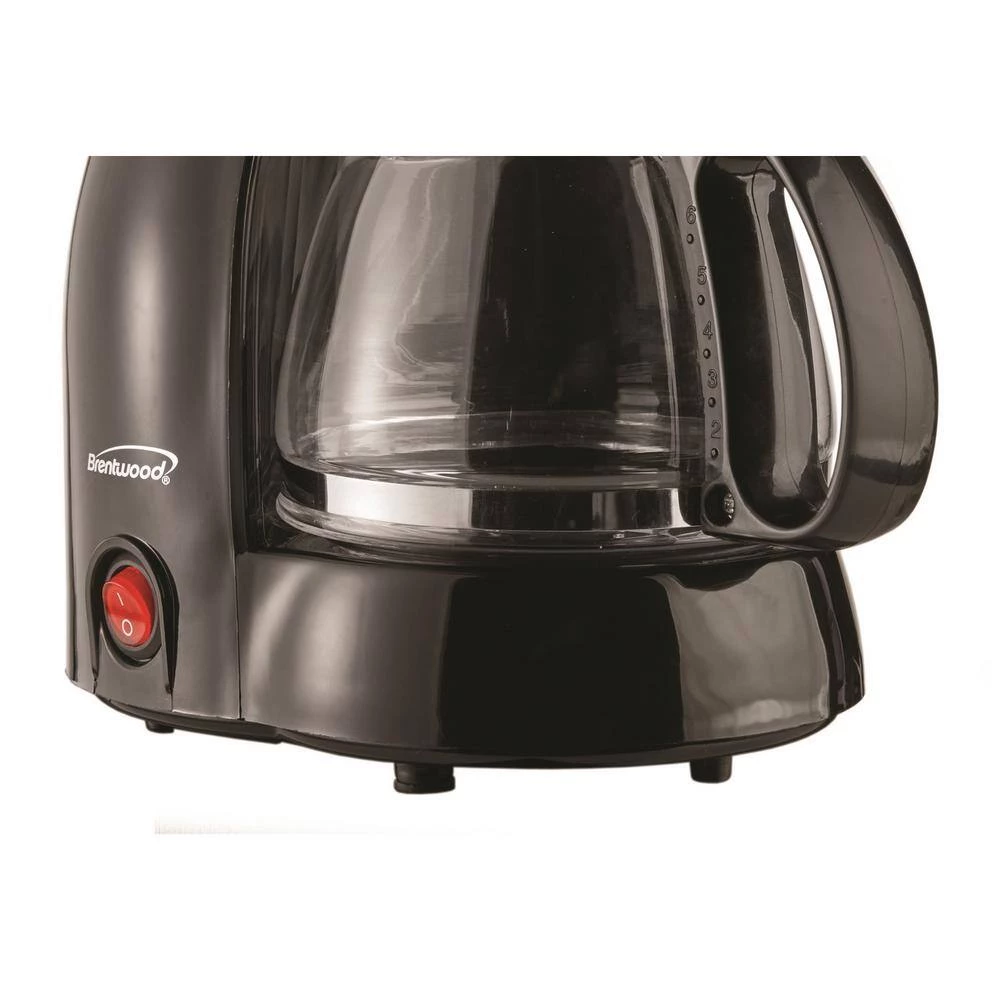 Brentwood 4-Cup Black Coffee Maker 6 Brentwood 4-Cup Black Coffee Maker - Image 4
