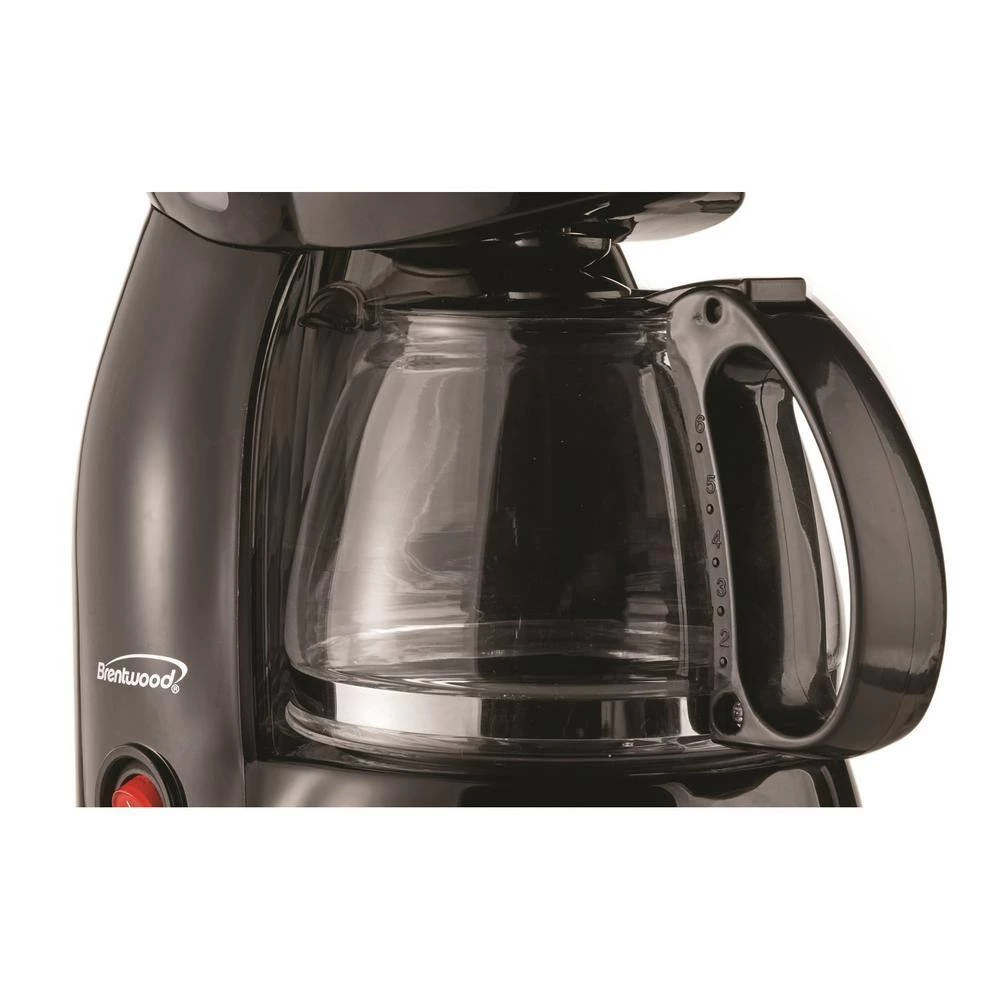 Brentwood 4-Cup Black Coffee Maker 5 Brentwood 4-Cup Black Coffee Maker - Image 3