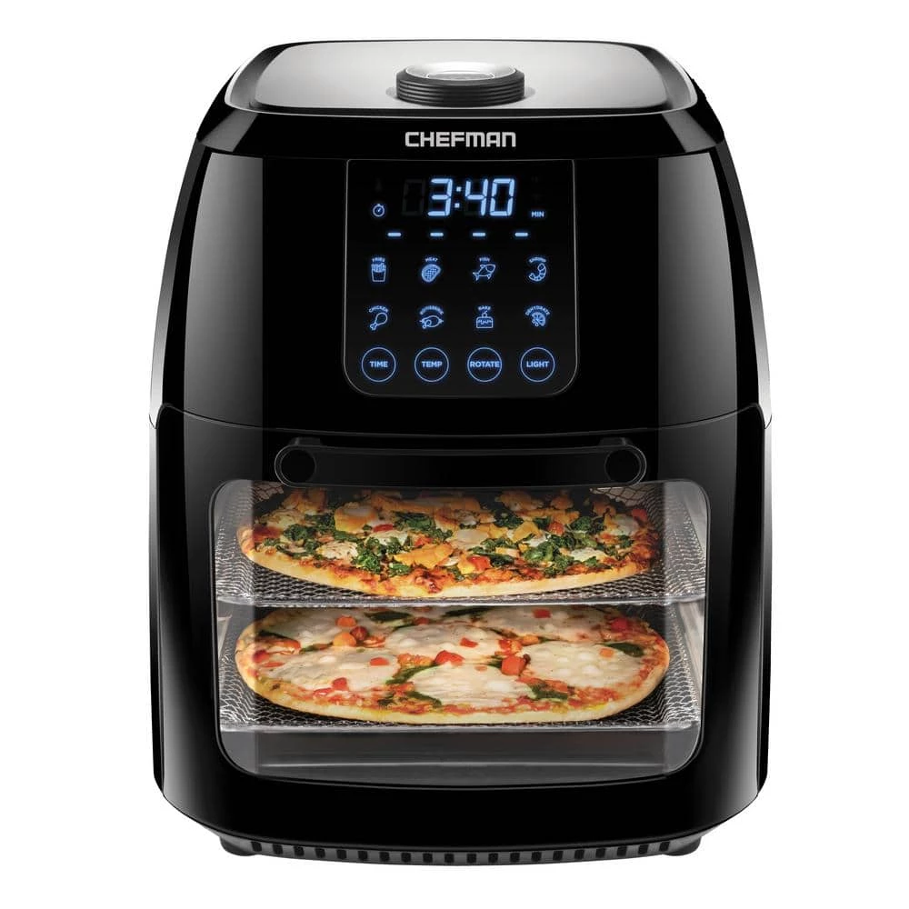 Chefman 6.3 qt. Black Air Fryer TurboFry 3 Chefman 6.3 qt. Black Air Fryer TurboFry