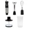 Classic Cuisine 6-Speed 4-in-1 Black Immersion Blender with Chopper and Whisk Attachment -Air Fryers shop black classic cuisine immersion blenders hw031118 64 1000