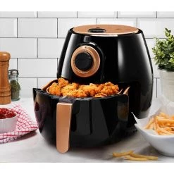 Gotham Steel 4 Qt. (3.8 L) Non-Stick Ti-Cerama Air Fryer 9 Gotham Steel 4 Qt. (3.8 L) Non-Stick Ti-Cerama Air Fryer -Air Fryers shop black copper gotham steel air fryers 2048 31 1000