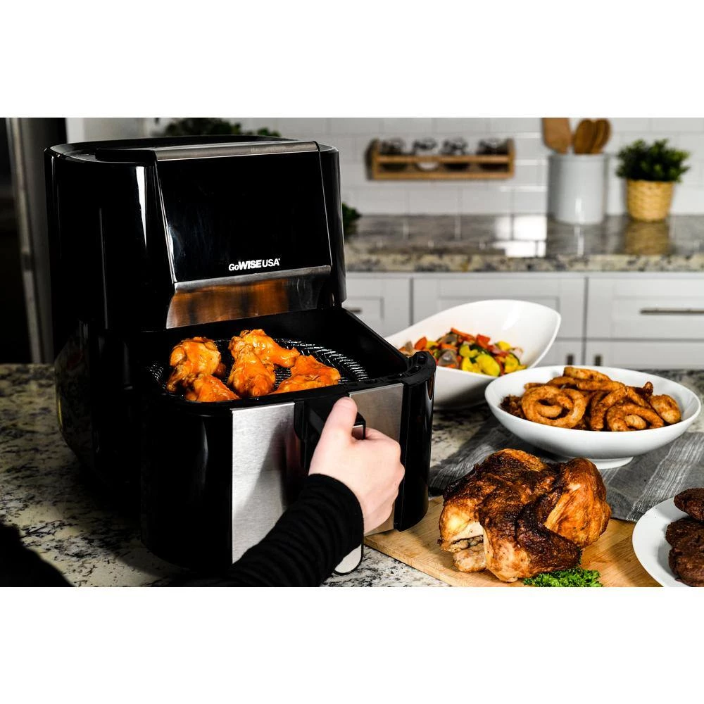 GoWISE USA 7 Qt. Black/Copper Air Fryer and Dehydrator Max XL 11 GoWISE USA 7 Qt. Black/Copper Air Fryer and Dehydrator Max XL - Image 9