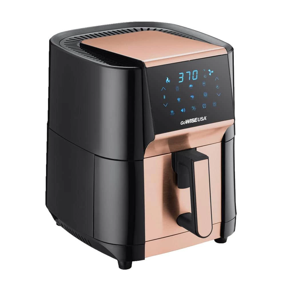 GoWISE USA 7 Qt. Black/Copper Air Fryer and Dehydrator Max XL 7 GoWISE USA 7 Qt. Black/Copper Air Fryer and Dehydrator Max XL - Image 5