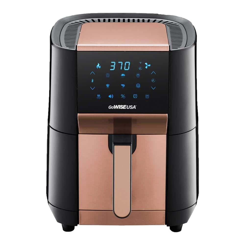 GoWISE USA 7 Qt. Black/Copper Air Fryer and Dehydrator Max XL 6 GoWISE USA 7 Qt. Black/Copper Air Fryer and Dehydrator Max XL - Image 4