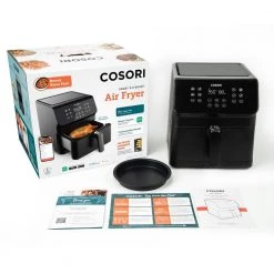 Cosori Pro XLS II Smart 5.8 qt. Black Digital Air Fryer with Pizza Pan 16 Cosori Pro XLS II Smart 5.8 qt. Black Digital Air Fryer with Pizza Pan -Air Fryers shop black cosori air fryers kaapafcssus0035 1f 1000