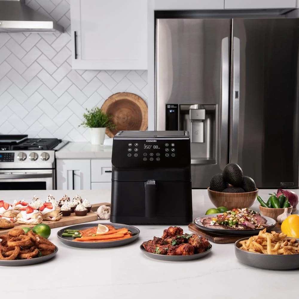 Cosori Pro XLS II Smart 5.8 qt. Black Digital Air Fryer with Pizza Pan 11 Cosori Pro XLS II Smart 5.8 qt. Black Digital Air Fryer with Pizza Pan - Image 9