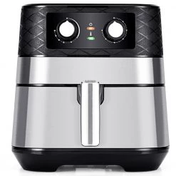 Costway 5.3 QT. Black Electric Hot Air Fryer 1700W Stainless steel Non-Stick Fry Basket 14 Costway 5.3 QT. Black Electric Hot Air Fryer 1700W Stainless steel Non-Stick Fry Basket -Air Fryers shop black costway air fryers ep24808us bk 1d 1000