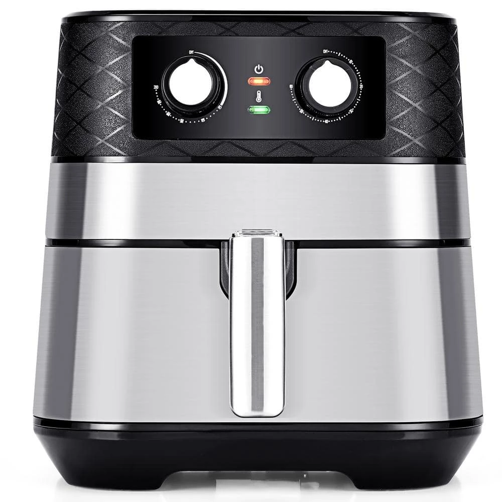 Costway 5.3 QT. Black Electric Hot Air Fryer 1700W Stainless steel Non-Stick Fry Basket 5 Costway 5.3 QT. Black Electric Hot Air Fryer 1700W Stainless steel Non-Stick Fry Basket - Image 3