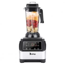 Winado 88 oz. 4-Speed Black Electronic Countertop Blender