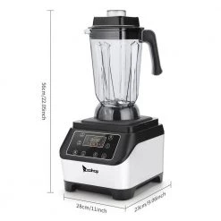 Winado 88 oz. 4-Speed Black Electronic Countertop Blender 15 Winado 88 oz. 4-Speed Black Electronic Countertop Blender -Air Fryers shop black countertop blenders 525100672822 76 1000