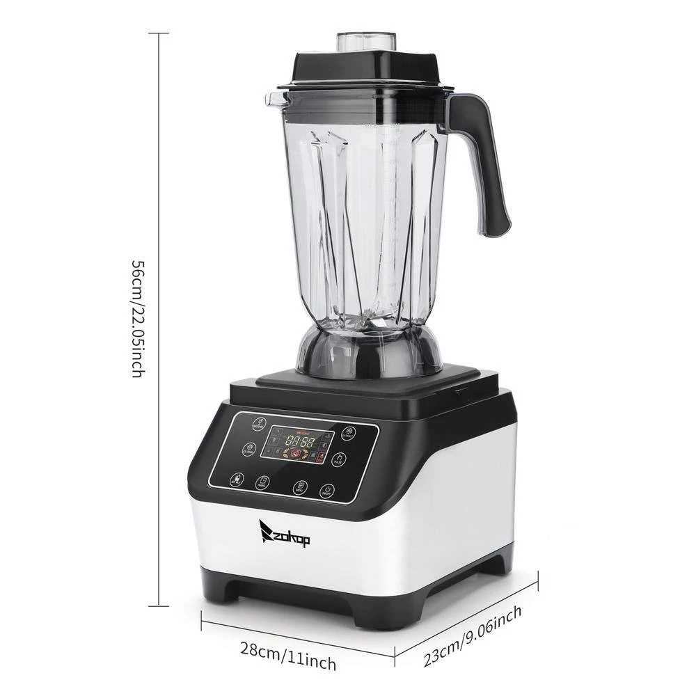 Winado 88 oz. 4-Speed Black Electronic Countertop Blender 9 Winado 88 oz. 4-Speed Black Electronic Countertop Blender - Image 7